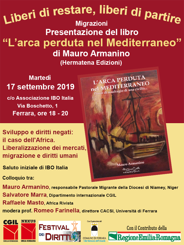 Festival dei Diritti: “Sviluppo e diritti negati: il caso dell’Africa”, Ferrara 17/09