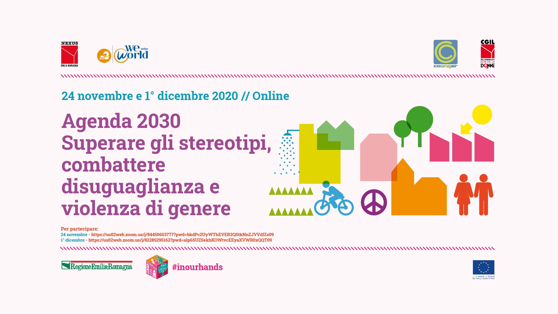 “Agenda 2030 Superare gli stereotipi, combattere disuglianza e violenza di genere”