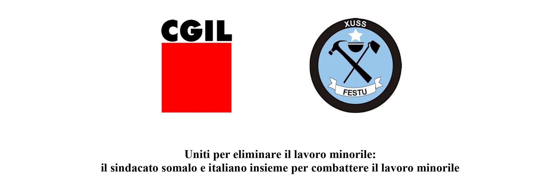 CGIL-FESTU: sindacato somalo e italiano insieme per combattere il lavoro minorile