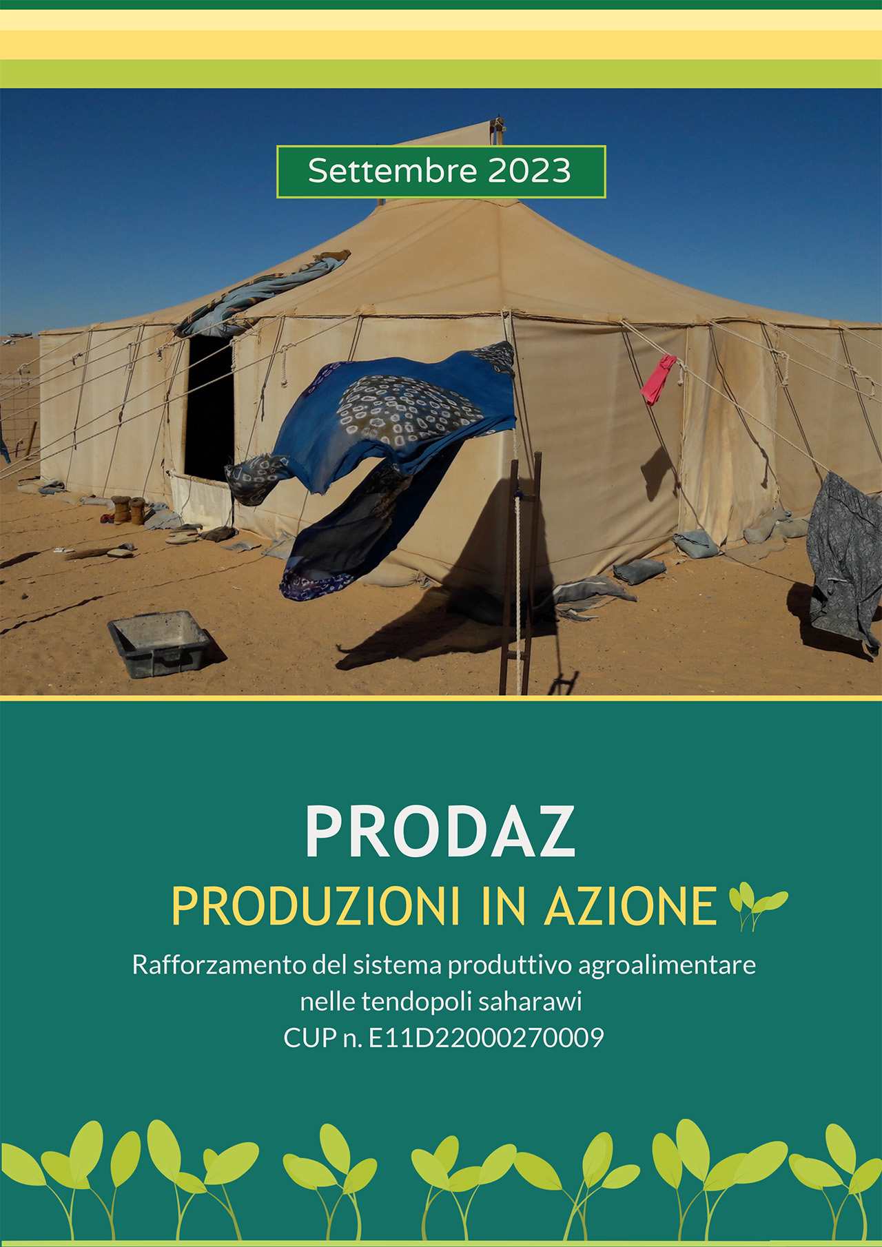 Progetto: PRODAZ. PRODUZIONE IN AZIONE – Brochure n. 1 – Settembre 2023