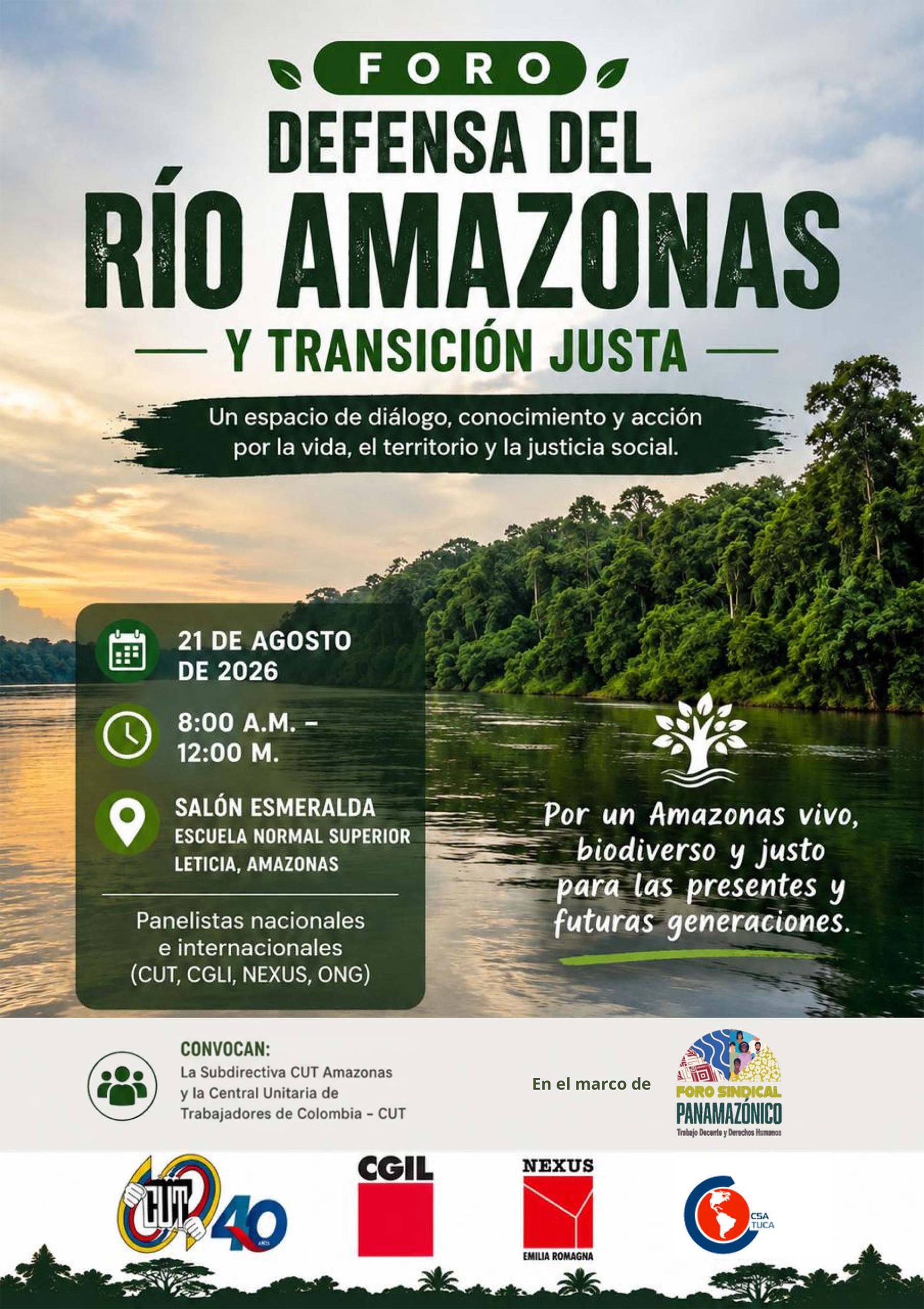 Dalla Transizione Giusta alla difesa dell’Amazzonia: Bogotá e Leticia al centro del confronto