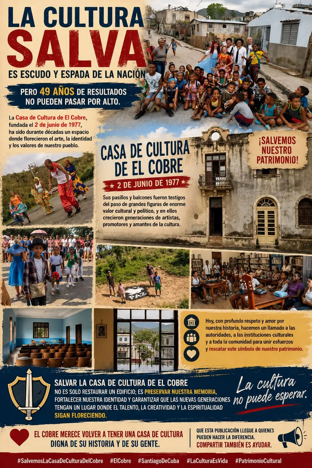 Cuba, inaugurata la Casa della Cultura di El Cobre grazie alla campagna “Energia per la Vita”